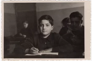 1946_Amilcare Tessera in 4^ elementare presso i padri Giuseppini di via Manzano (Fonte Amilcare Tessera_Apuli 2)