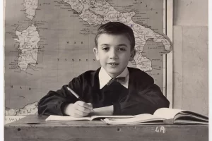 1966_Nunzio Dell'Accio in 4^ elementare alla scuola Narcisi (Fonte Nunzio Dell'Accio_Recoaro 4)